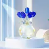 Flores de Cristal Creativas Siete Rosas Adorno de Escritorio Regalo de Festival para Amigos Maestros Adorno Flores de Cristal