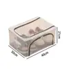 Caja Plegable para Almacenamiento de Zapatos Debajo de la Cama, a Prueba de Polvo y Humedad, Caja para Zapatos Debajo de la Cama sin Instalación, Caja de Almacenamiento de Zapatos de PVC Transparente