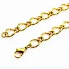 En Stock Collar para Mujer Acero Inoxidable Dorado Cadena de Eslabones Forma de O Fábrica de Joyería Transfronteriza Precio de Fábrica Mayoreo