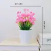 Flores Artificiales, Arreglos de Flores Falsas, Decoración de Escritorio para el Hogar, Decoración de Interiores para la Sala de Estar, Arte Floral de Seda, Juego de Arreglo de Flores para Mesa de Comedor
