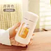 Copo de Água de Vidro para Meninas, Camada Única, Resistente a Estilhaços, Resistente ao Calor, Moderno, Portátil, Fofo, Simples, Mini Xícara de Chá Floral