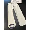 Calça de moletom Han Lichen estilo retrô americano, resistente, com barra curva, para homens, primavera e outono, calça casual fluida que faz as pernas parecerem mais longas, calça larga solta