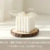 Cubo de Rubik Transfronterizo Vela Aromática Recuerdo Regalo Venta al por Mayor Cera de Soja Adorno Geométrico Blanco Fragancia de Vela