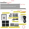 Luz de atmosfera para carro 18 em 1, luz LED de atmosfera oculta controlada por aplicativo e por voz, fita de luz colorida para interior de carro