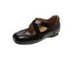 Versátiles Nuevos Zapatos Planos de Moda Mary Jane para Mujer, Zapatos Individuales con Correa Cruzada, Zapatos de Corte Bajo, Estilo Suave, Casual, 2026