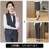 Conjunto de chaleco profesional de alta gama para trabajo de billar en restaurantes y hoteles para hombres y mujeres, uniforme de trabajo de otoño de manga larga para camarero de hotel