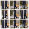 Pantalones casuales de verano para hombre, a rayas, juveniles, versátiles, deportivos, pants, corte slim, pantalones harén, engrosados, tendencia nicho, cónicos