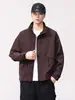 Nova Jaqueta Masculina 2026 para Primavera e Outono, Casaco Casual de Negócios Slim Fit com Gola Baseball para Homens Jovens e de Meia-Idade
