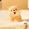 Figura de Perro de Resina Estilo Talla de Madera Auténtica Adorno de Escritorio Decoración de Escritorio de Oficina Regalo Venta al por Mayor