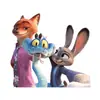 Colgante para Mochila Escolar Regalo Dibujos Animados Creativo DIY Llavero Acrílico 2D Zootopia Anime Artículos de Fiesta