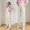 Ropa Exterior de Primavera y Verano para Mujeres Embarazadas Pantalones Delgados Pantalones de Seda Helada Pantalones Casuales Capris Holgados de Talla Grande Leggings Ropa de Verano para Mujeres Embarazadas