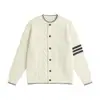 Cardigan de tricô listrado para casais, para homens e mulheres, outono e inverno, estilo preguiçoso, jaqueta casual solta com botões, versátil e moderna