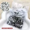 Rhinestones redondos pequeños de fondo plano al por mayor, rhinestones súper brillantes para decoración de uñas, rhinestones redondos, diamantes de agua ultrabrillantes, accesorios de diamantes para decoración de uñas, decoraciones para uñas, adornos de strass