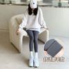 Calças de tubarão Roupas Externas das Mulheres Outono e Inverno Base Slim Cintura Alta Barriga Tingindo Quadril Slim Yoga Calças Barbie Traceless forradas com lã