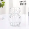 Vaso de Vitral Boneco de Neve Pequeno Vaso Decorativo Hidropônico para Plantas Verdes Criativo Simples Criativo Arranjo de Flores de Mesa para Sala de Estar