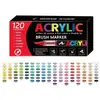 Marcador de pintura acrílica líquida directo transfronterizo, 366 colores, punta suave, diseño sin presión, para arte estudiantil, bricolaje, dibujo a mano y pintura