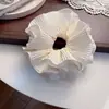 Lazo para el pelo de satén plisado dulce estilo coreano scrunchie juvenil cuerda para el pelo accesorio para coleta y diadema