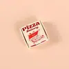 Casa de Muñecas Miniatura Simulación Charola de Pizza Accesorios para Jugar a Comer Modelo de Juego de Imitación Pequeños Adornos