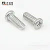 Tornillos Giorgis Hongli de Cabeza Cruz Redonda Rosca Maquina M3m4m5m6m8 Zinc Blanco