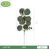 Planta Simulada Folha Única de Eucalipto Folha do Dinheiro Casamento Mobiliário para Casa Planta Verde Decorativa Flor Artificial