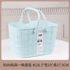 Cesta de Baño Portátil Baño Cesta de Baño Azul Baño Cesta de Almacenamiento para Compras Plástico Picnic Camping Cesta al por Mayor