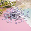 Pena de Cauda de Fênix Longa Colorida Gota d'Água Resina AB 7*15mm 40 Peças Adesivos para Sobrancelha DIY Materiais Artesanais para Roupas