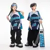 Dança de Rua Moda Infantil Tendência Hip-Hop Marca de Moda Meninos e Meninas Calças Cargo Largas Hip-Hop Crianças Hip-Hop Estiloso Legal Roupas Infantis