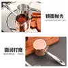 Taza de salsa estilo americano de acero inoxidable 304 con mango extendido, tazón de salsa engrosado para cocina occidental, teppanyaki, bistec y salsa de pimienta negra