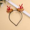 Diadema de astas con tocado navideño para mujer, versátil, de dibujos animados, de alce, para lavarse la cara, venta al por mayor