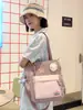 Design de nicho de alto valor bolsa tote japonesa moda grande capacidade estudantes do ensino fundamental estudantes do ensino médio classe portátil bolsa de maquiagem