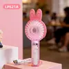 Ventilador Pequeño Portátil Color Caramelo Dibujos Animados Base de Soporte Extraíble Ventilador de Carga para Escritorio Premios de Festival