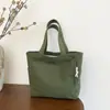 Bolso tote de hombro nuevo para mujer, bolso de mano simple, bolso cruzado, bolso de pana para mujer, bolso cuadrado pequeño versátil e informal para el día a día