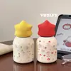 Nueva Taza Termo de Dibujos Animados con Diseño de Estrellas, Linda y Femenina, Adecuada para Uso en el Campus, Compacta y Portátil, Exquisita Taza Termo para Beber Directamente, Estilo Ins