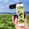 Telescopio Mini Transfronterizo para Niños 2000X24 Alta Potencia Alta Definición Día y Noche Telescopio para Teléfono Móvil Portátil para Exteriores
