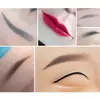 Piel de Práctica de Silicona para Tatuaje Tatuaje de Cejas Tatuaje de Cejas Principiante Silicona Ceja Ojo Labio Simulación Cara Humana Piel de Práctica de Alta Calidad