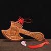 Espada de Madera de Durazno Pura, Espada China Hecha a Mano de Madera de Durazno Estilo Taoísta, Artesanías de Puesto de Atracción Turística, Colgante de Espada de Madera de Durazno