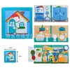 Libro de Fieltro Personalizado, Tablero de Actividades de Fieltro, Libro de Educación Temprana, Materiales Didácticos para la Primera Infancia, Juguetes para Niños, Tablero Educativo, Libro de Aprendizaje de Fieltro