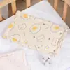 Almohada plana para bebé más terciopelo de guisantes de algodón, gasa transpirable, sudor, almohada plana universal para bebé recién nacido, cuatro estaciones, en stock, venta al por mayor