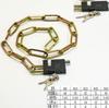 Cerradura de cadena para puerta de vidrio directa de fábrica Cerradura de cadena para triciclo doméstico candado de arrastre cerradura de cadena de hierro al por mayor en stock