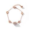 Pulseira Simples de Aço Titânio Estilo Coreano Feminina Design de Nicho Ins Celebridade da Internet Pulseira para Cintura de Homem Pequeno Pulseira Elegante Versátil