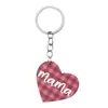 Regalo con forma de corazón modelo nuevo Llavero VEMAIYOUMOM letras en inglés Llavero Día de la Madre MA