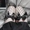 Medias de Encaje Tonaire por Encima de la Rodilla Medias de Red Medias Anti-Enganche Verano para Mujer Jk Medias Negras Versátiles