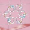 Collar de unicornio de plata s925 con diseño de explosión de Amazon, para mujer, estilo europeo y americano, con cadena de clavícula, comercio electrónico transfronterizo, suministro directo.