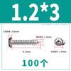 Tornillo autorroscante de acero inoxidable 304 con cabeza redonda y cruz, accesorios para tornillos autorroscantes para madera M1M3M4M5M6M8