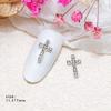 Joyería para uñas popular aleación lazo estrella corona amor metal mariposa colgante decorativo joyería para uñas diamante