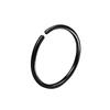 Anillo nasal sin costuras de 5/6 colores, anillo labial de acero inoxidable, piercing para la nariz, anillo para el pezón de acero titanio europeo y americano, clip nasal simple, joyería, suministro directo de fabricantes