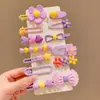 Pinzas para el Cabello de Niña Pinzas Laterales Lindas para el Flequillo Accesorios para el Cabello Pinzas de Dopamina Pinzas Bb