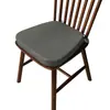 Almofada de assento de esponja de alta densidade em forma de ferradura para cadeira de jantar, para estudante, sala de estar, uso doméstico, antiderrapante, espessura aumentada, removível e lavável, tapete quadrado