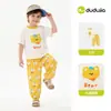 Conjunto Coleção Roupinhas de Verão Infantis Dudu: Conjunto Duas Peças Manga Curta e Calça para Meninos, Roupas de Verão para Meninas