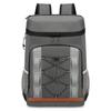 Mochila de picnic multifuncional para acampar al aire libre, bolsa de hielo grande de papel de aluminio grueso, mochila de aislamiento de doble capa al por mayor transfronteriza